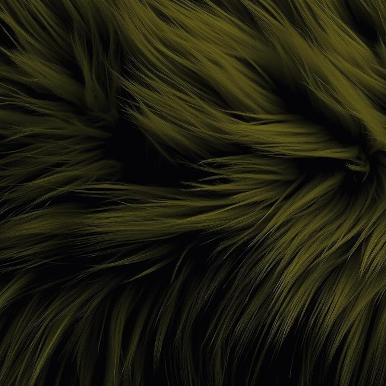 FabricLA | Faux Fur Round Circular Fluffy Shaggy Fabric | Use Round Faux Fur for Carpet, Play Mats, Bedroom, Christmas Decoration